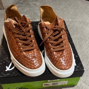Sam Edelman Marvis Tan Woven shoes